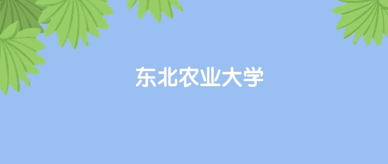 东北农业大学排名：国内98、世界844的农业强校