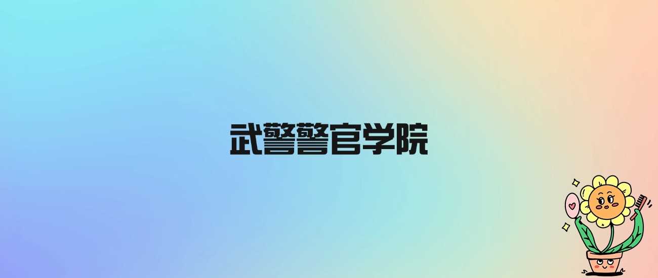武警警官学院身份说明：公办军事本科，非985非211