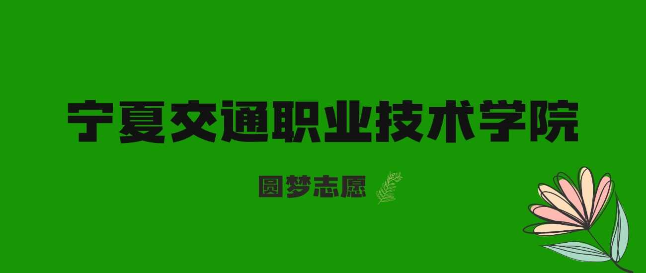 宁夏2025多少分能进交通职院？2024线位次参考