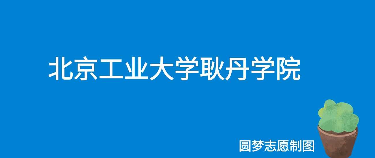 北京耿丹学院2025门槛：409分可稳录
